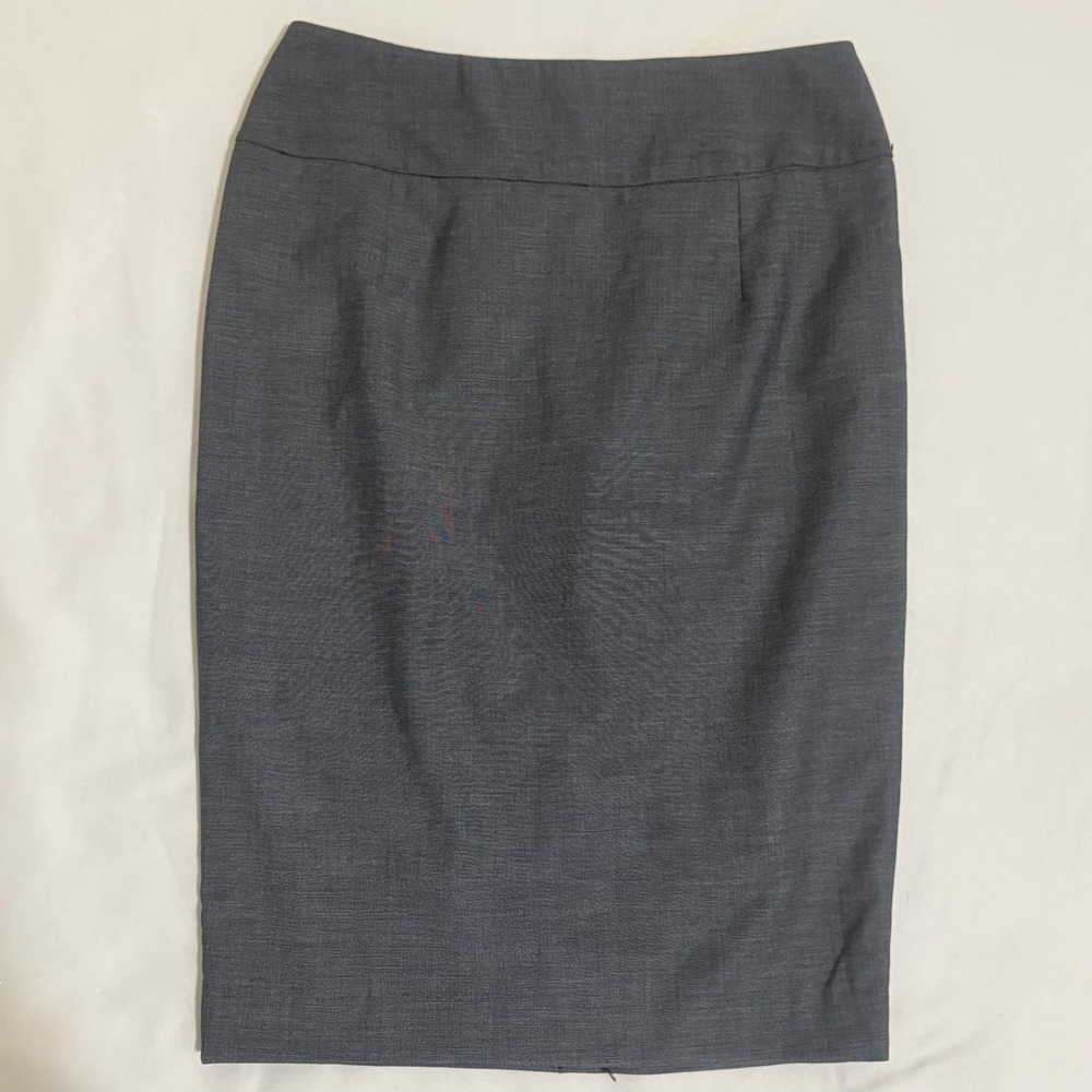 Mossimo Stretch Pencil Skirt Gray Business Casual Career Size‎ 2